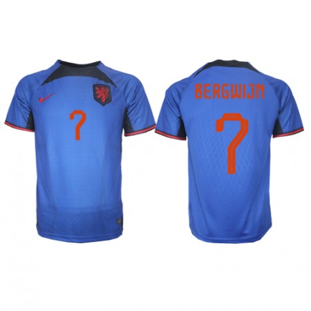 Jalkapallo Pelipaidat/Peliasut Alankomaat Steven Bergwijn 7 Vieraspelipaita Mm-Kisat 2022 Jalkapallo Pelipaidat/Peliasut Alankomaat Steven Bergwijn 7 Vieraspelipaita Mm-Kisat 2022